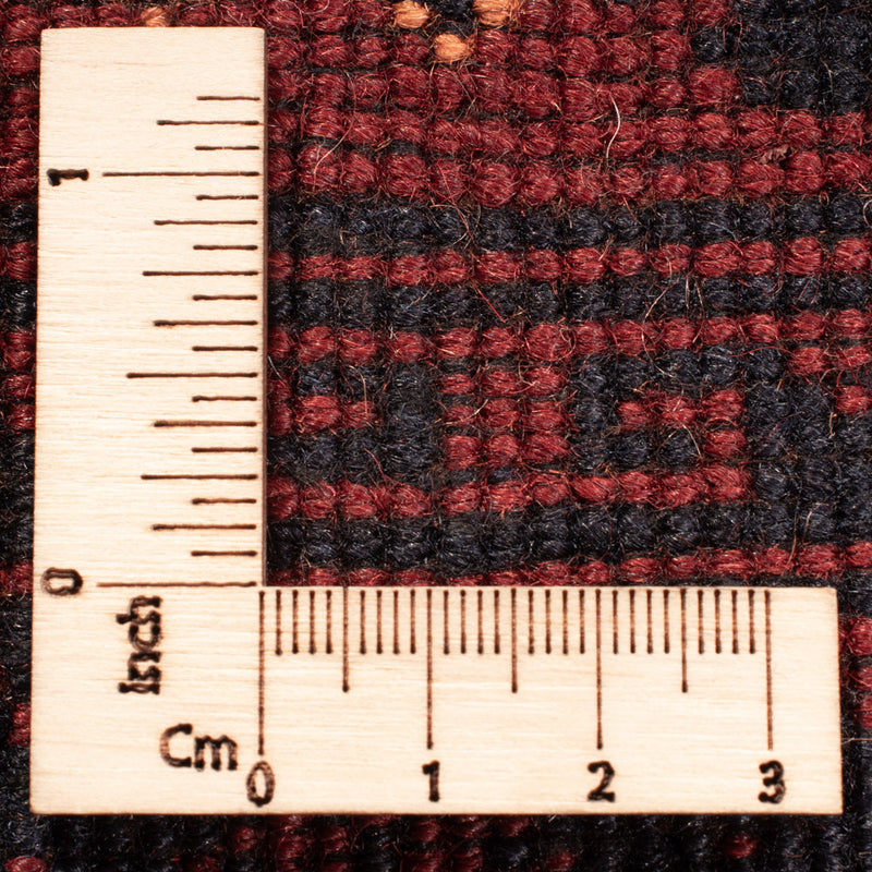 Tapis afghan - 303 x 200 cm - rouge