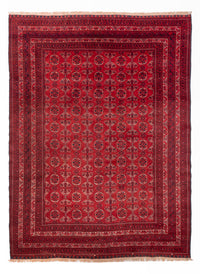 Tapis afghan - 275 x 203 cm - rouge