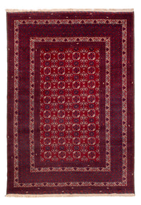 Tapis afghan - Boukhara - 288 x 197 cm - rouge