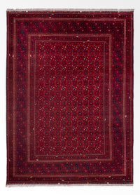 Tapis afghan - Boukhara - 289 x 208 cm - rouge