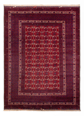 Tapis afghan - Boukhara - 283 x 198 cm - gris foncé