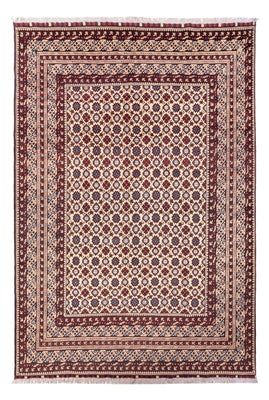 Tapis afghan - 281 x 194 cm - beige clair