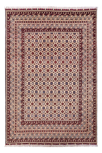 Tapis afghan - 281 x 194 cm - beige clair