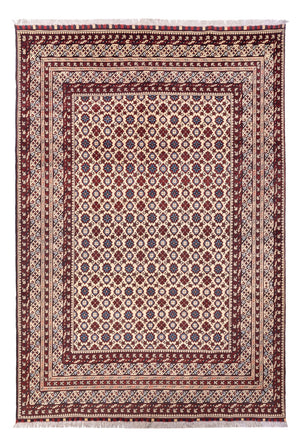 Tapis afghan - 281 x 194 cm - beige clair