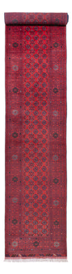 Tapis de couloir Tapis afghan - Boukhara - 479 x 89 cm - rouge