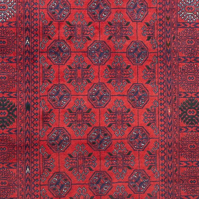 Tapis de couloir Tapis afghan - Boukhara - 479 x 89 cm - rouge