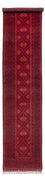 Tapis de couloir Tapis afghan - 390 x 77 cm - rouge