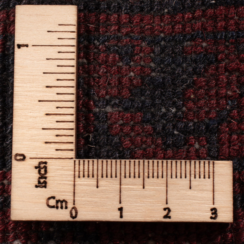 Tapis de couloir Tapis afghan - 295 x 79 cm - rouge