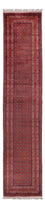 Tapis de couloir Tapis afghan - Boukhara - 376 x 75 cm - rouge
