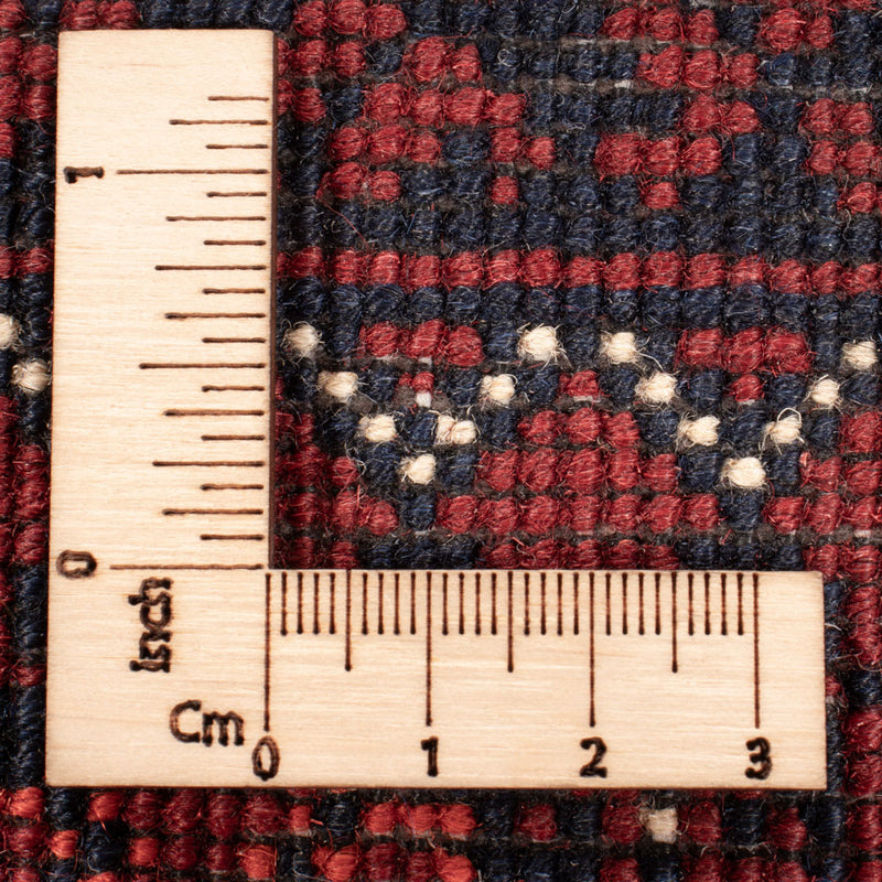 Tapis de couloir Tapis afghan - Boukhara - 376 x 75 cm - rouge