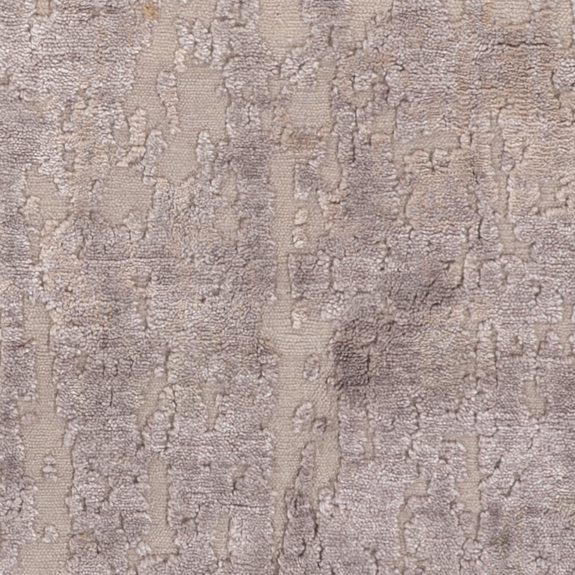 Designer Teppich - 152 x 104 cm - silber