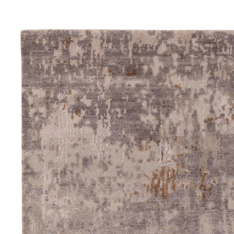 Designer Teppich - 242 x 173 cm - silber