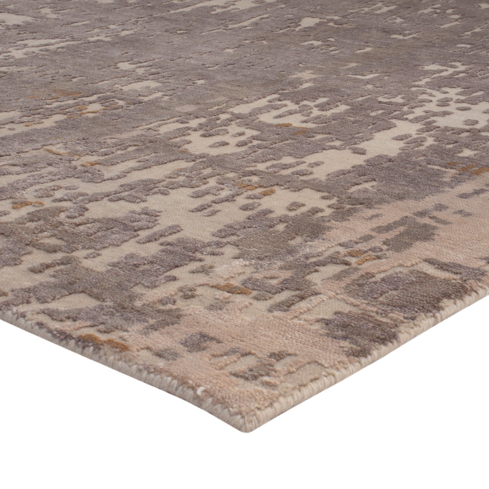 Designer Teppich - 242 x 173 cm - silber