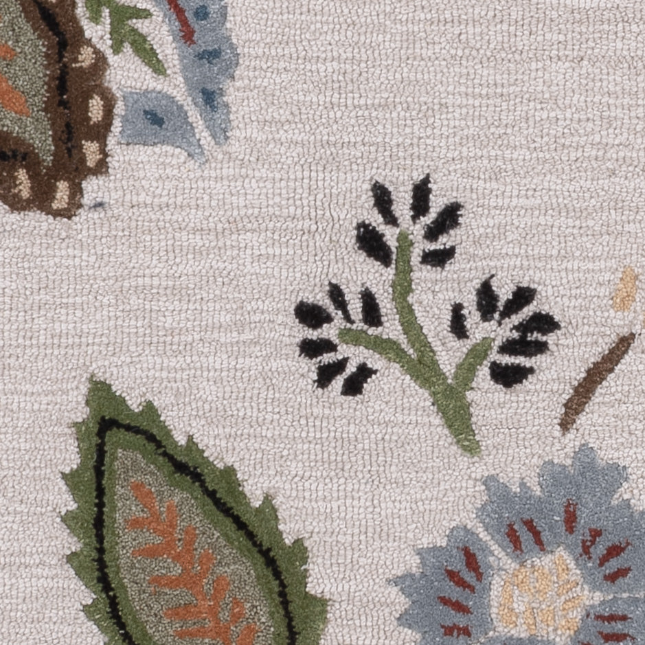 Wollteppich - 185 x 120 cm - mehrfarbig