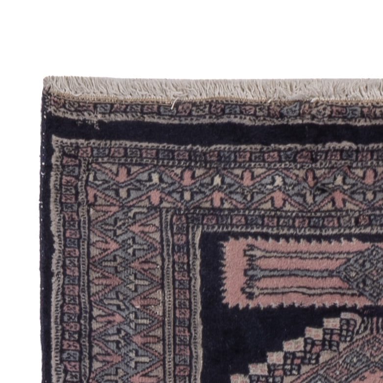 Läufer Pakistan - 270 x 77 cm - dunkelblau