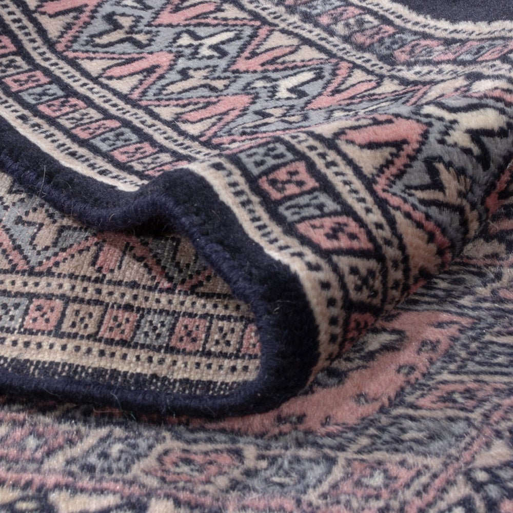 Läufer Pakistan - 270 x 77 cm - dunkelblau