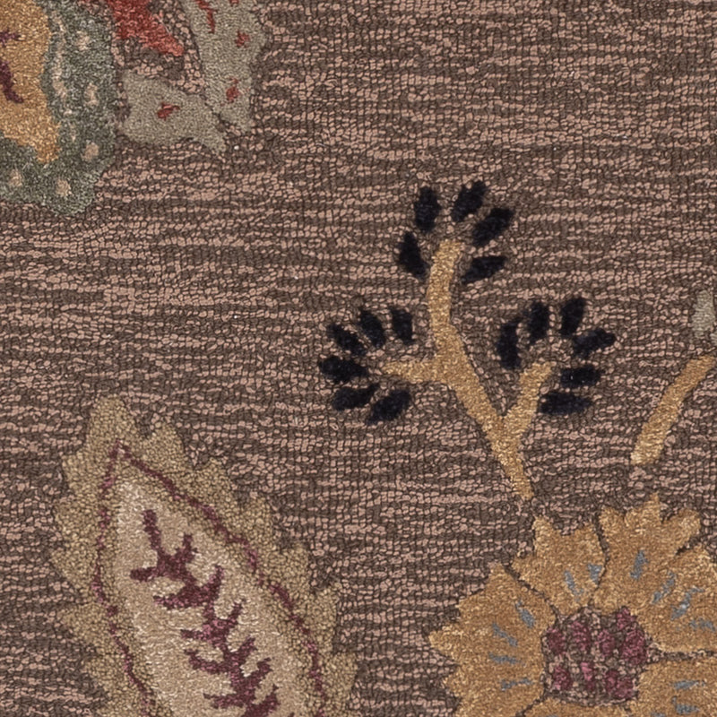 Wollteppich - 185 x 120 cm - silber