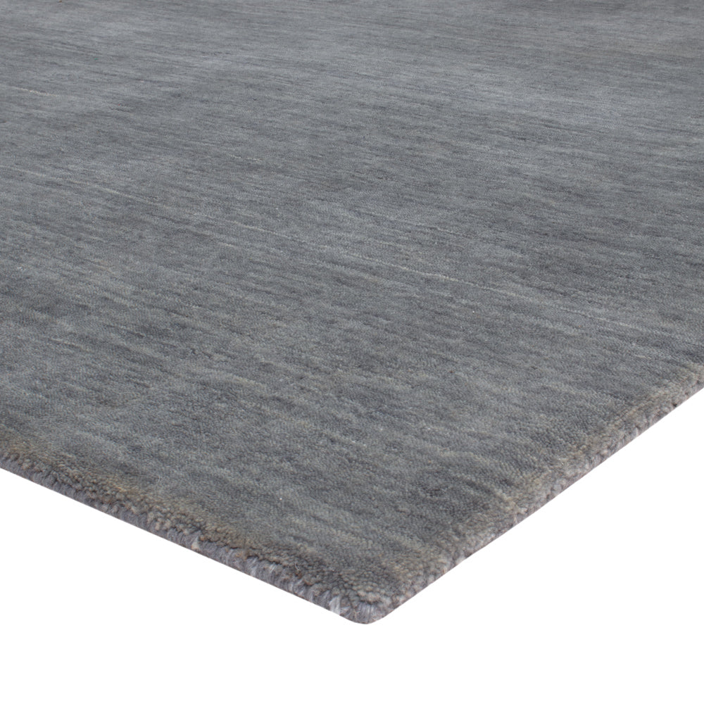 Gabbeh Teppich - Loribaft Softy quadratisch  - 200 x 200 cm - grau