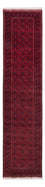 Tapis de couloir Tapis afghan - 384 x 84 cm - rouge