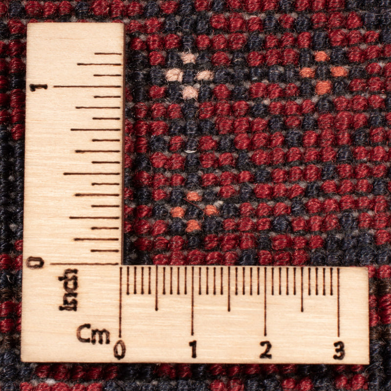 Tapis de couloir Tapis afghan - 384 x 84 cm - rouge