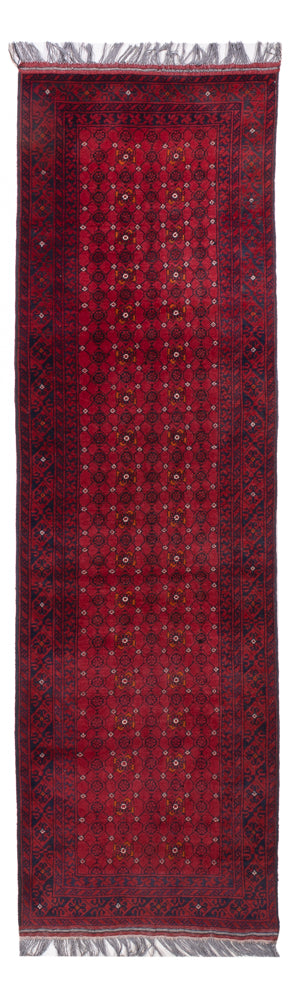 Tapis de couloir Tapis afghan - Boukhara - 285 x 78 cm - rouge