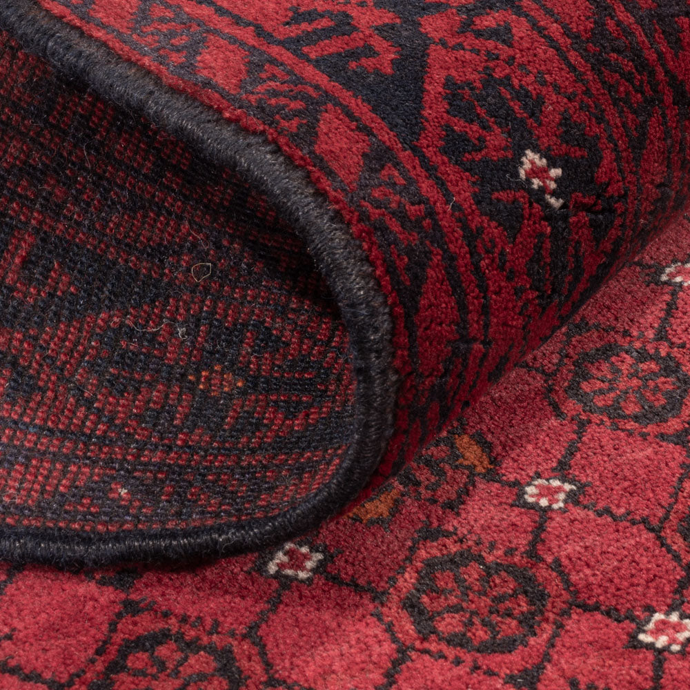 Tapis de couloir Tapis afghan - Boukhara - 285 x 78 cm - rouge