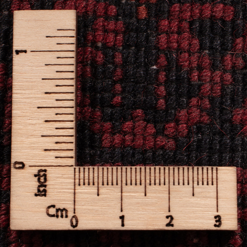 Tapis de couloir Tapis afghan - 283 x 82 cm - rouge