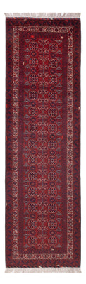 Tapis de couloir Tapis afghan - Boukhara - 285 x 82 cm - rouge