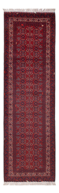 Tapis de couloir Tapis afghan - Boukhara - 285 x 82 cm - rouge