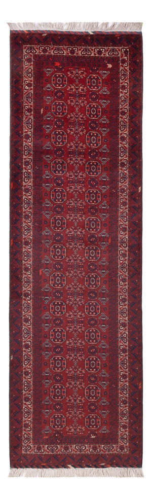 Tapis de couloir Tapis afghan - Boukhara - 285 x 82 cm - rouge
