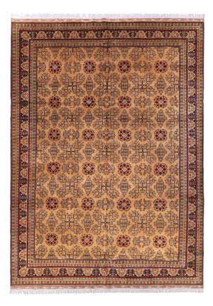 Tapis afghan - 390 x 290 cm - beige foncé