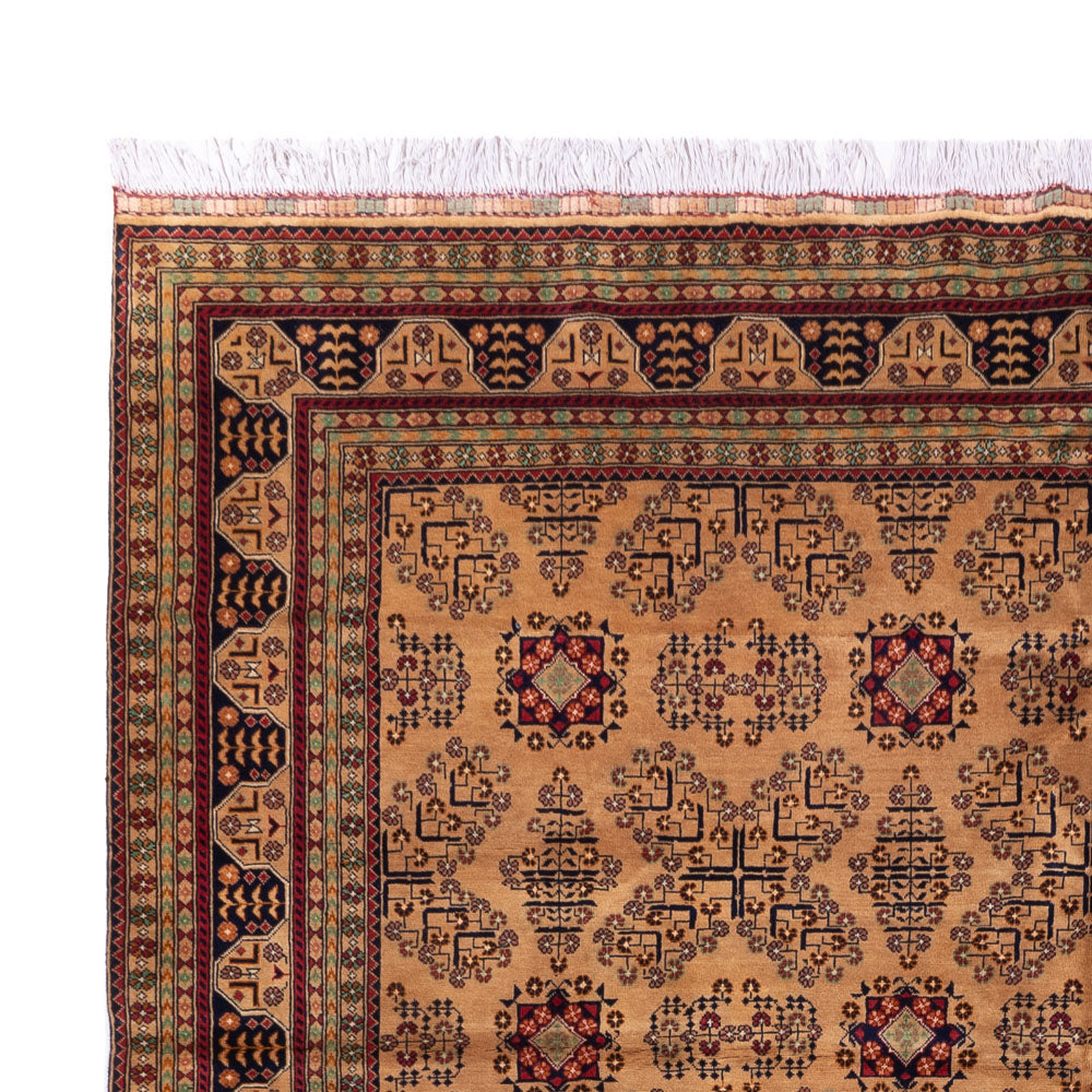Tapis afghan - 390 x 290 cm - beige foncé