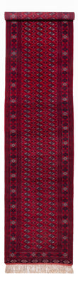 Tapis de couloir Tapis Turkaman - 396 x 87 cm - rouge