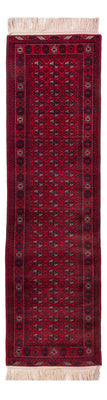 Tapis de couloir Tapis afghan - Boukhara - 294 x 84 cm - rouge