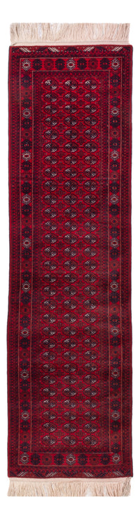 Tapis de couloir Tapis afghan - Boukhara - 294 x 84 cm - rouge