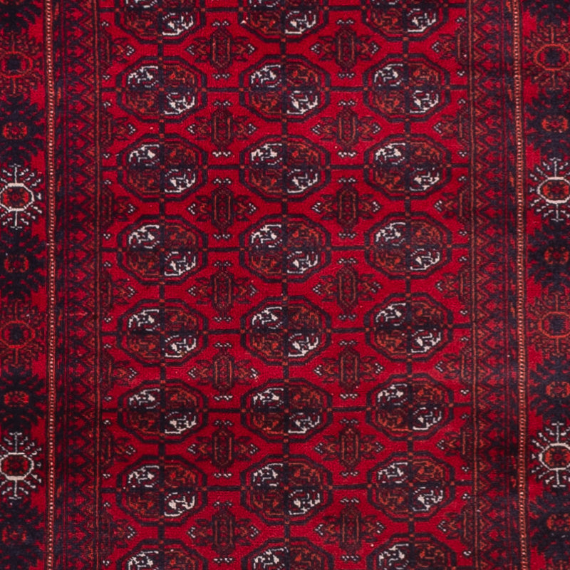 Tapis de couloir Tapis afghan - Boukhara - 294 x 84 cm - rouge