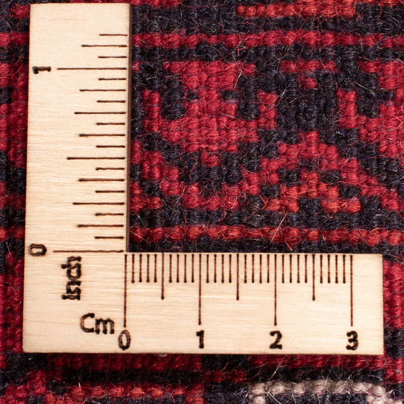 Tapis de couloir Tapis afghan - Boukhara - 294 x 84 cm - rouge