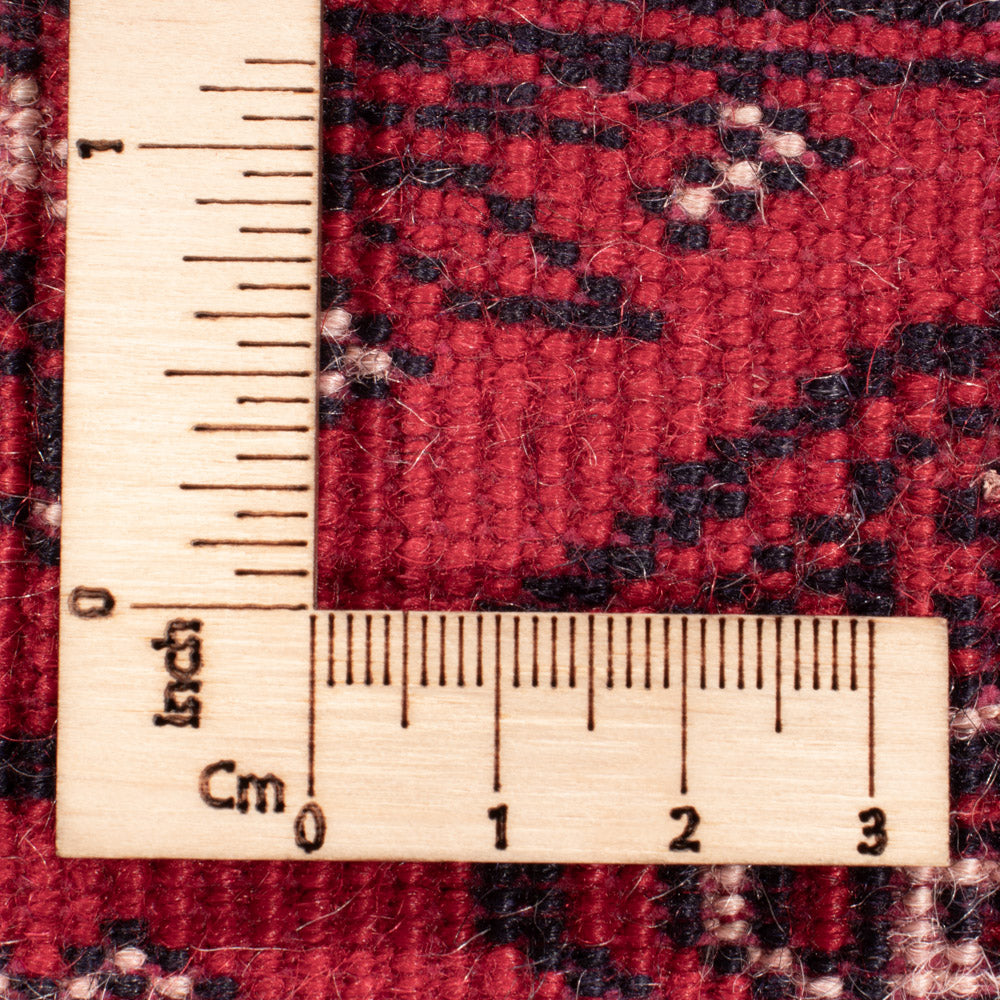 Tapis de couloir Tapis afghan - Boukhara - 397 x 86 cm - rouge