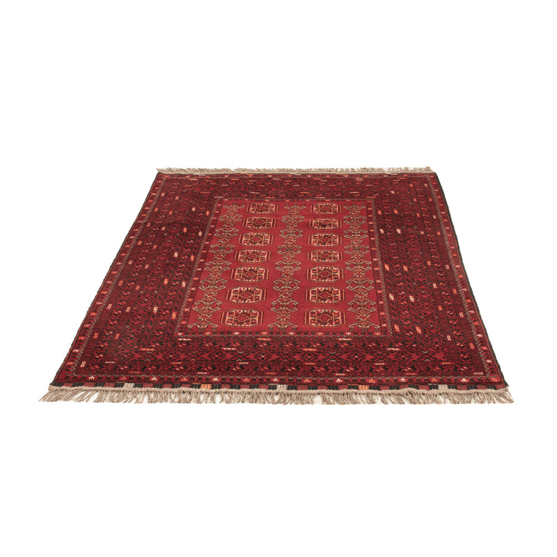 Tapis afghan - Boukhara - 147 x 104 cm - rouge