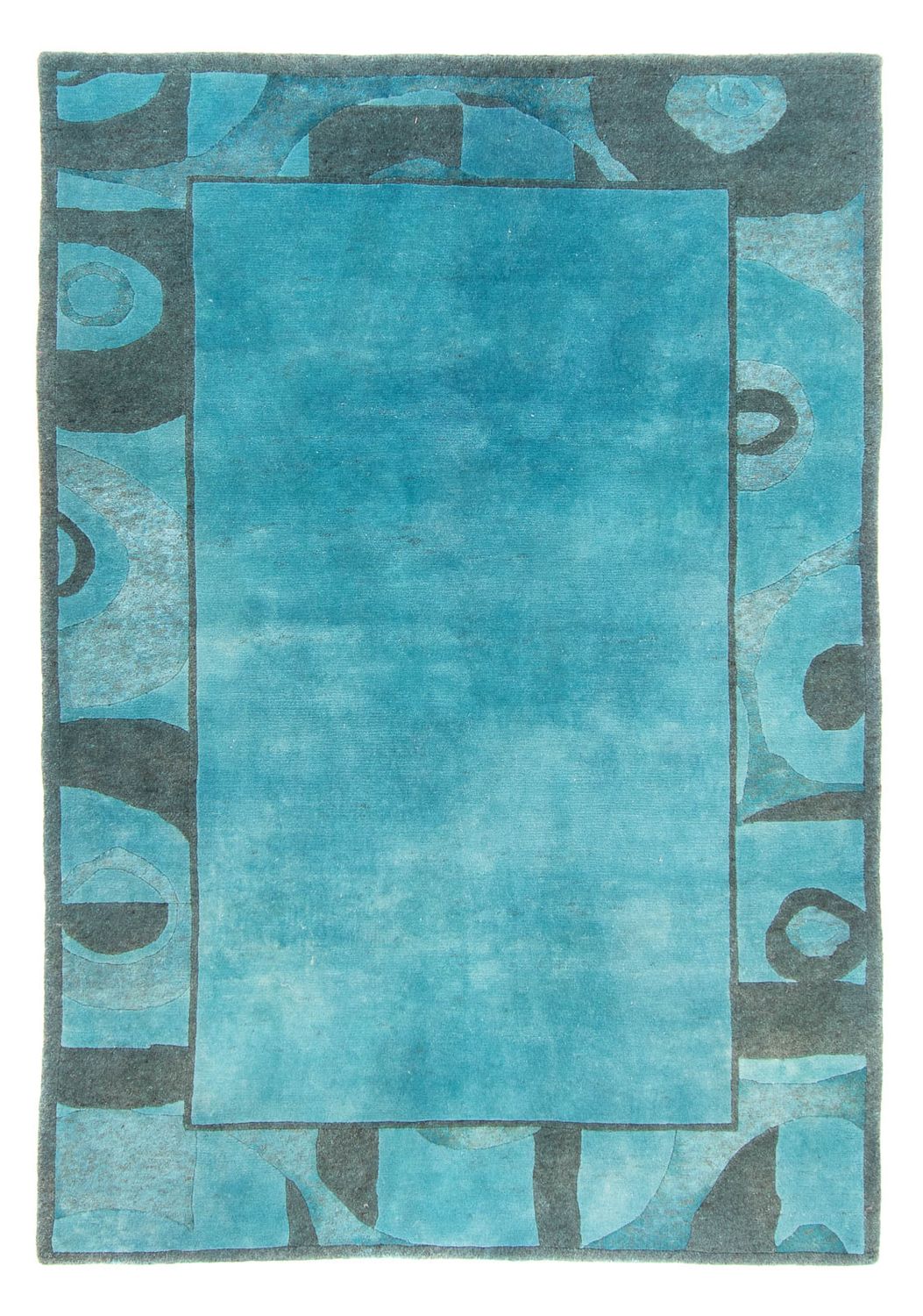 Tapis Népalais - 230 x 160 cm - bleu clair