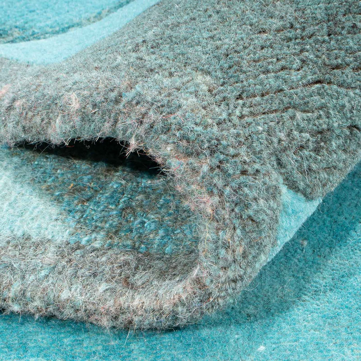 Tapis Népalais - 230 x 160 cm - bleu clair