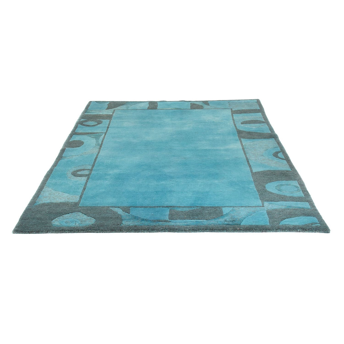 Tapis Népalais - 230 x 160 cm - bleu clair