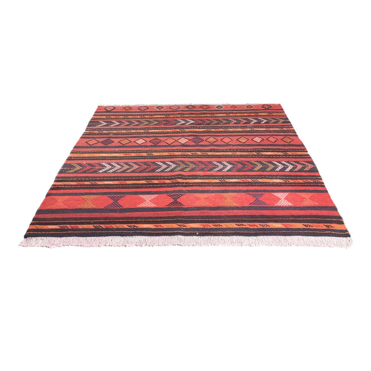 Tapis Kelim - Vieux - 190 x 160 cm - multicolore