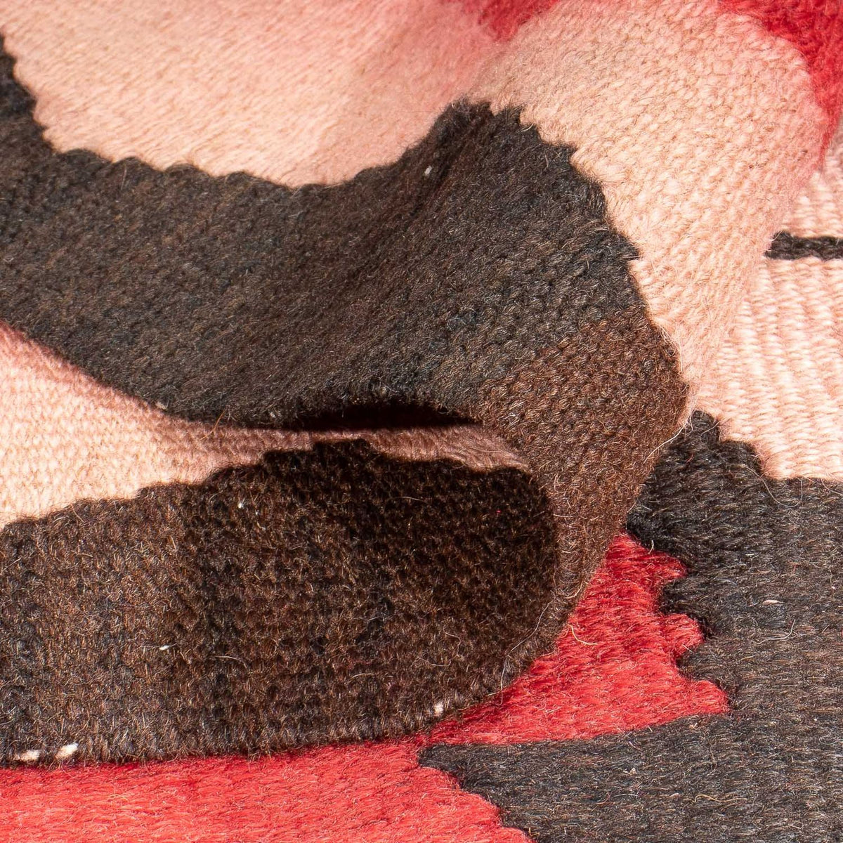 Tapis de couloir Tapis Kelim - Vieux - 387 x 160 cm - multicolore