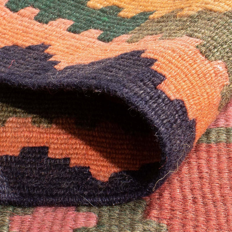 Tapis de couloir Tapis Kelim - Vieux - 340 x 150 cm - multicolore