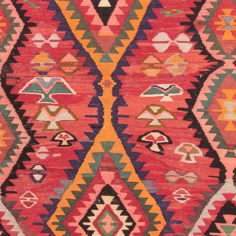 Tapis de couloir Tapis Kelim - Vieux - 310 x 165 cm - multicolore
