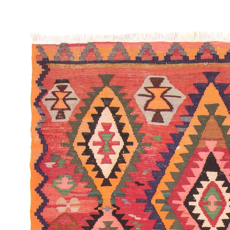Tapis de couloir Tapis Kelim - Vieux - 310 x 165 cm - multicolore