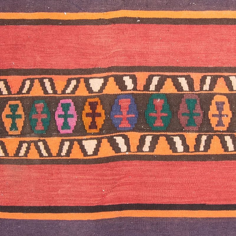 Tapis de couloir Tapis Kelim - Vieux - 310 x 144 cm - multicolore