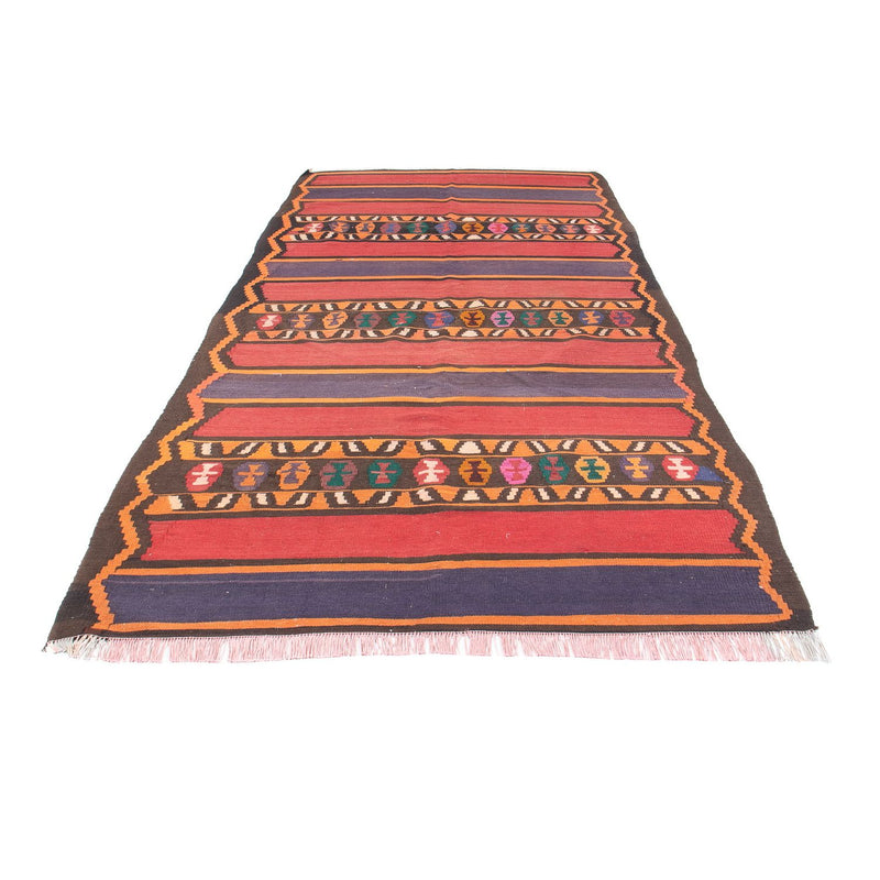 Tapis de couloir Tapis Kelim - Vieux - 310 x 144 cm - multicolore