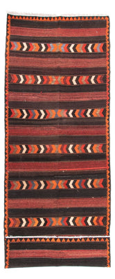 Tapis de couloir Tapis Kelim - Vieux - 433 x 160 cm - multicolore